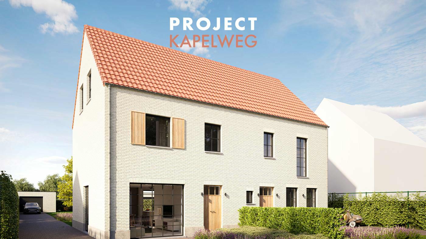 Project Kapelweg: 2 tijdloze halfopen Urban Villa’s aan de stadsrand van Turnhout