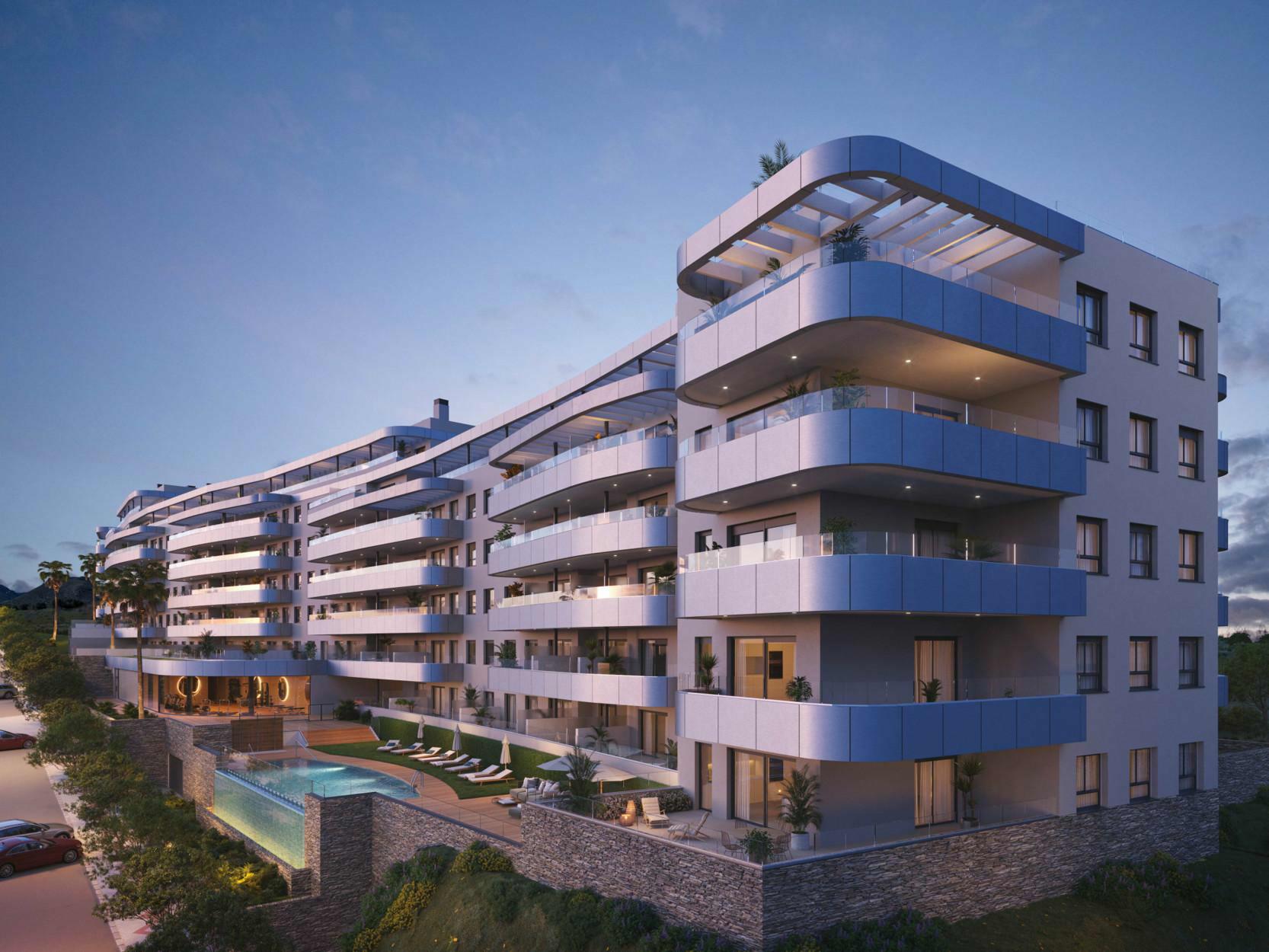 Gezellig appartement met panoramisch uitzicht op zee in Montemar, Torremolinos