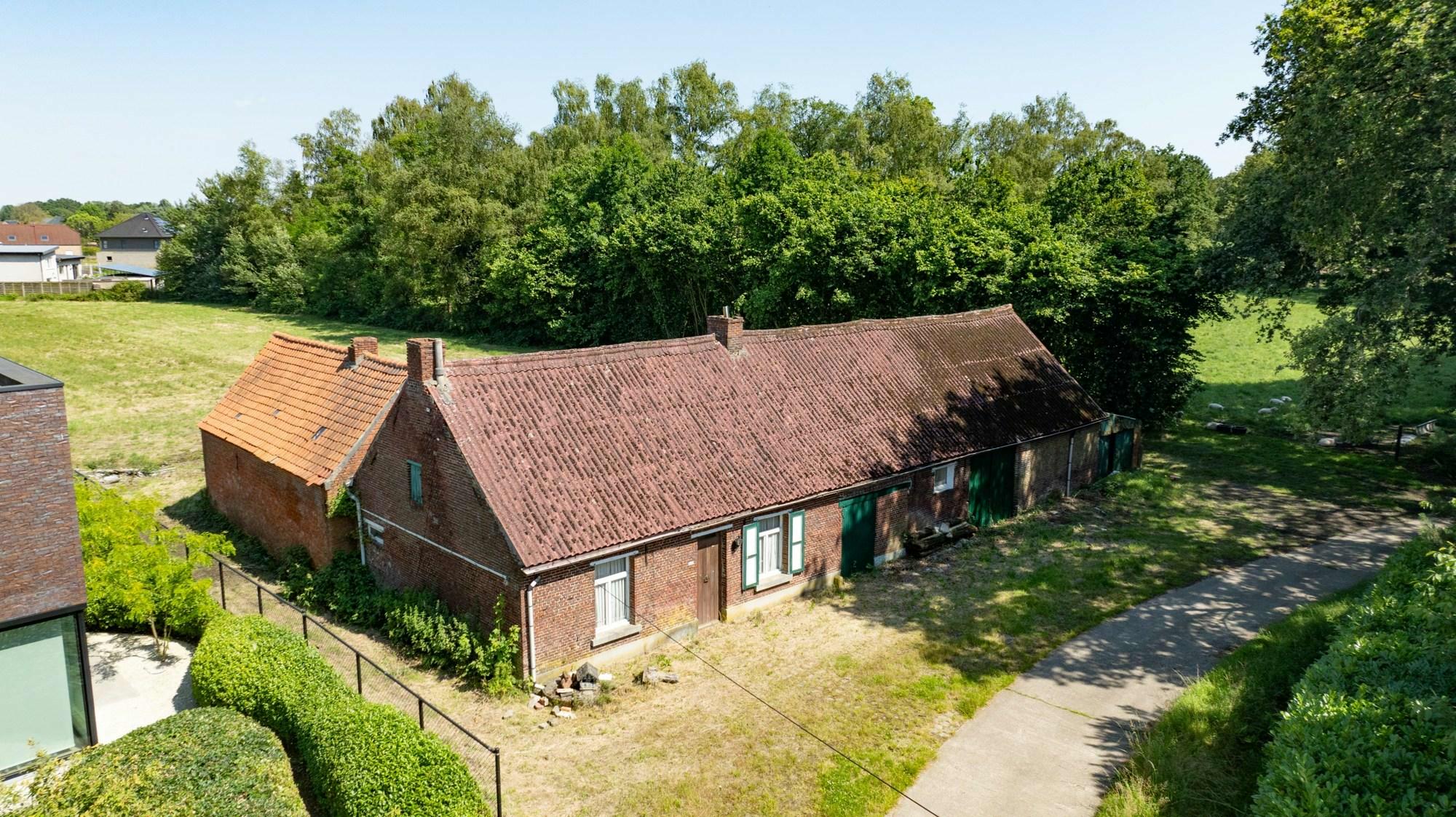 Te renoveren/te slopen hoeve op mooi perceel van ca. 45 are te Olen