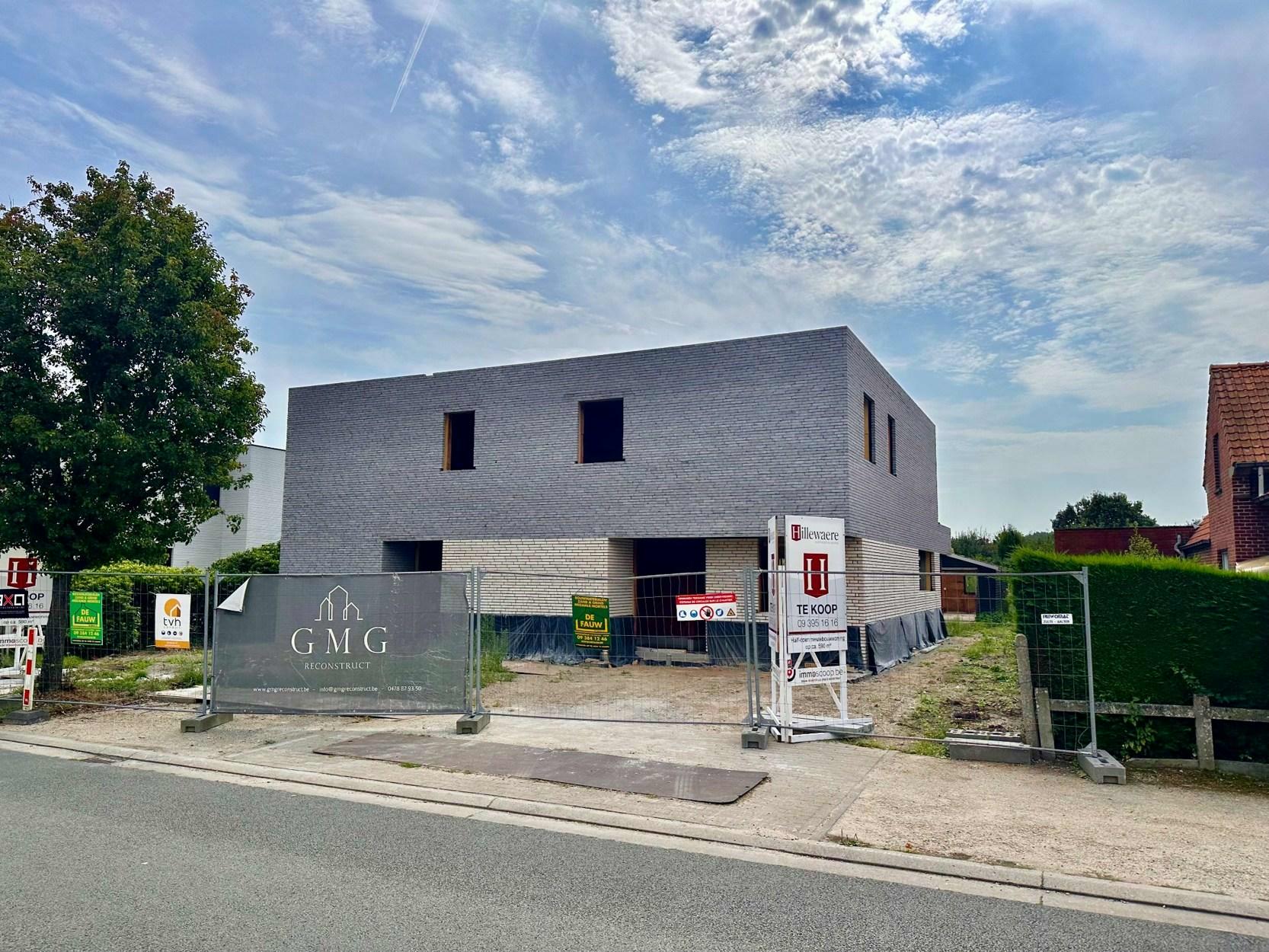 Wonen met een open zicht op de velden in Deinze.