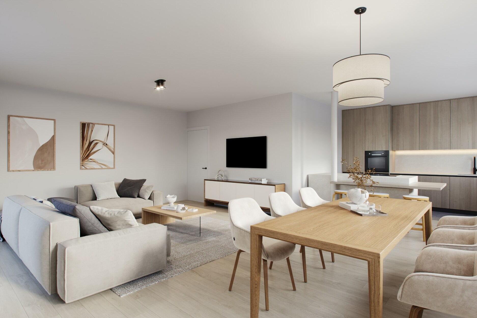 Gelijkvoers appartement van 106,7 m² in het dorp van Wortel