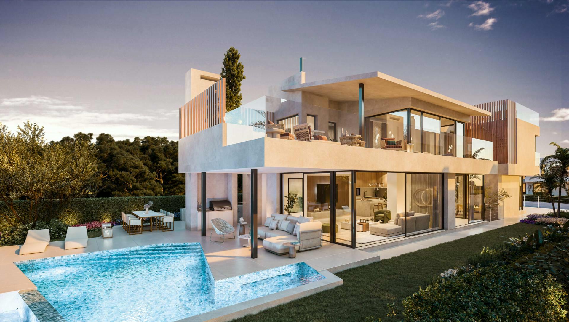 Villa met prachtig uitzicht op zee in El Higueron, Benalmádena