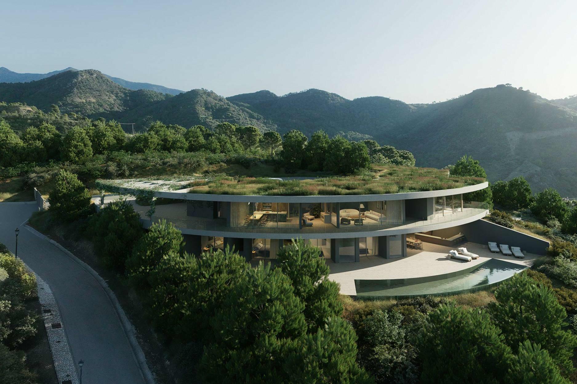 Exclusieve Eco-Luxe Villa, een toevluchtsoord van natuur en elegantie in Monte Mayor, Benahavís