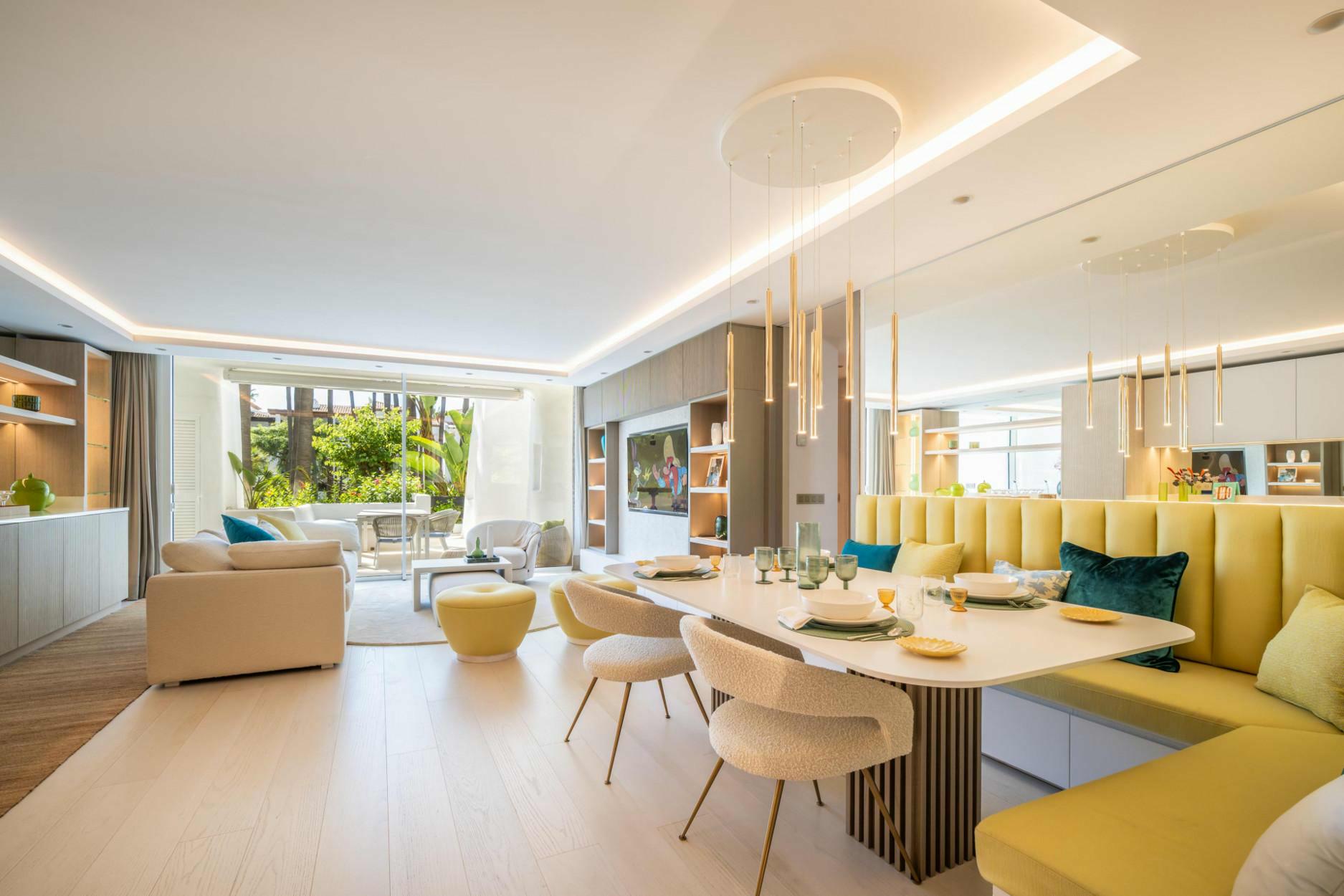 Exclusief eerste verdieping appartement in het Puente Romano complex, in het hart van de Golden Mile, Marbella