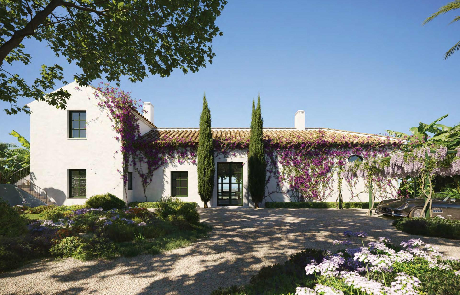 Authentieke Andalusische sfeer in deze villa met schitterend panoramisch uitzicht in Finca Cortesin, Casares