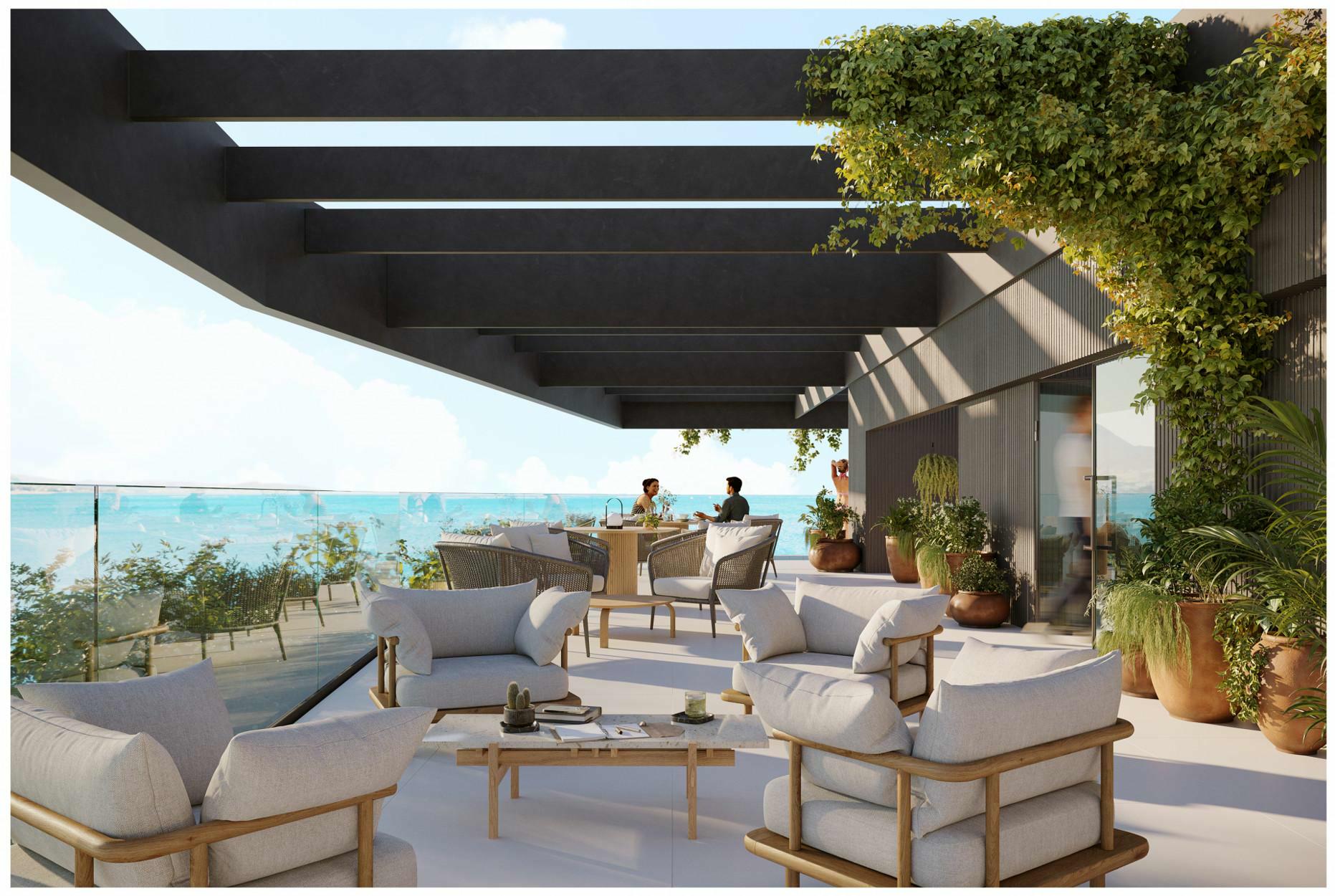 Luxe duplex met spectaculair uitzicht op zee in Malaga West