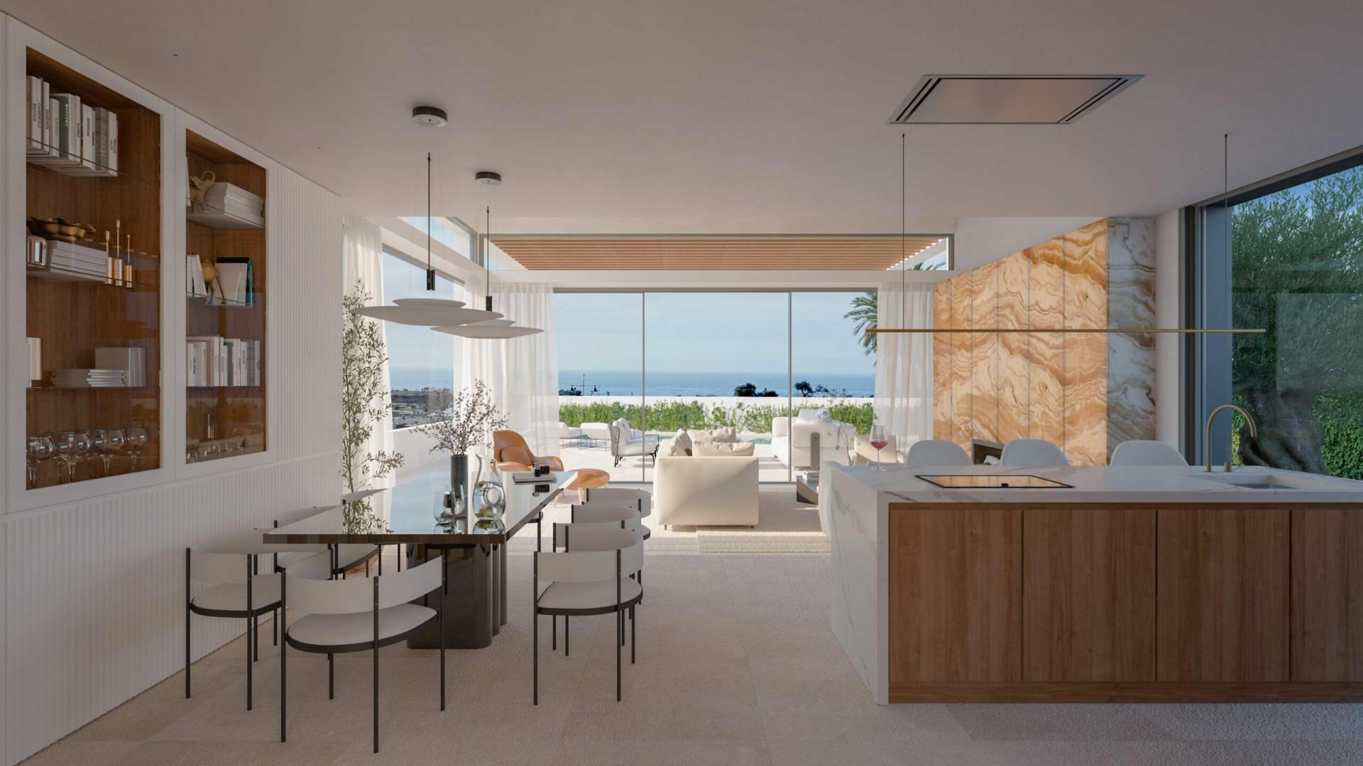 Villa met prachtig uitzicht op zee in El Higueron, Benalmádena