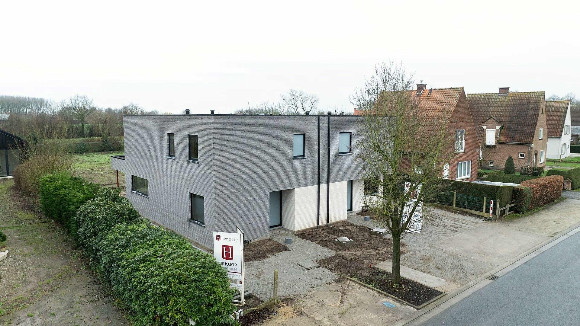 Wonen met een open zicht op de velden in Deinze.