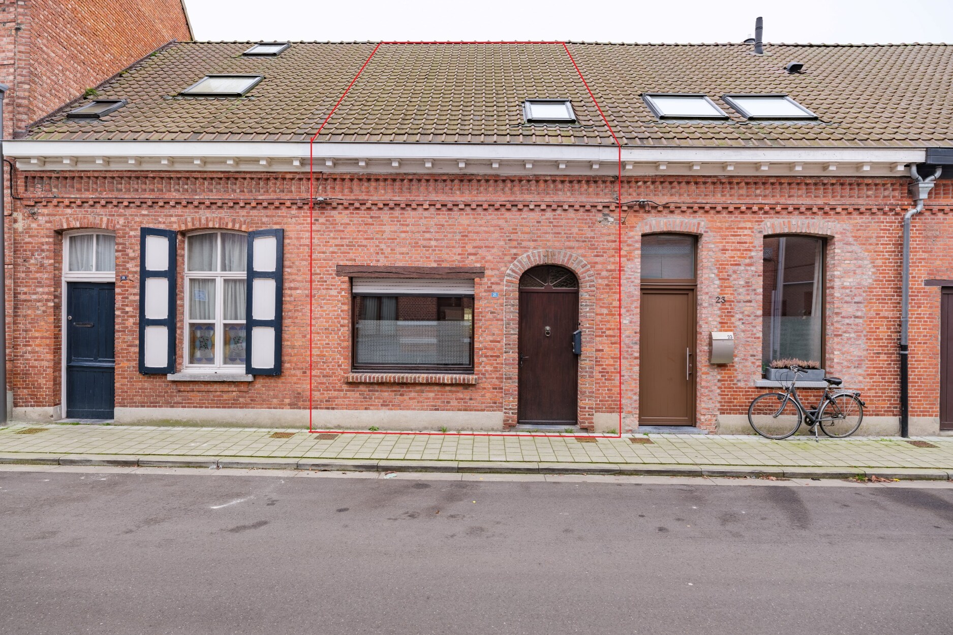 Rustig gelegen stadswoning met 2 slaapkamers nabij Nieuwe Kaai